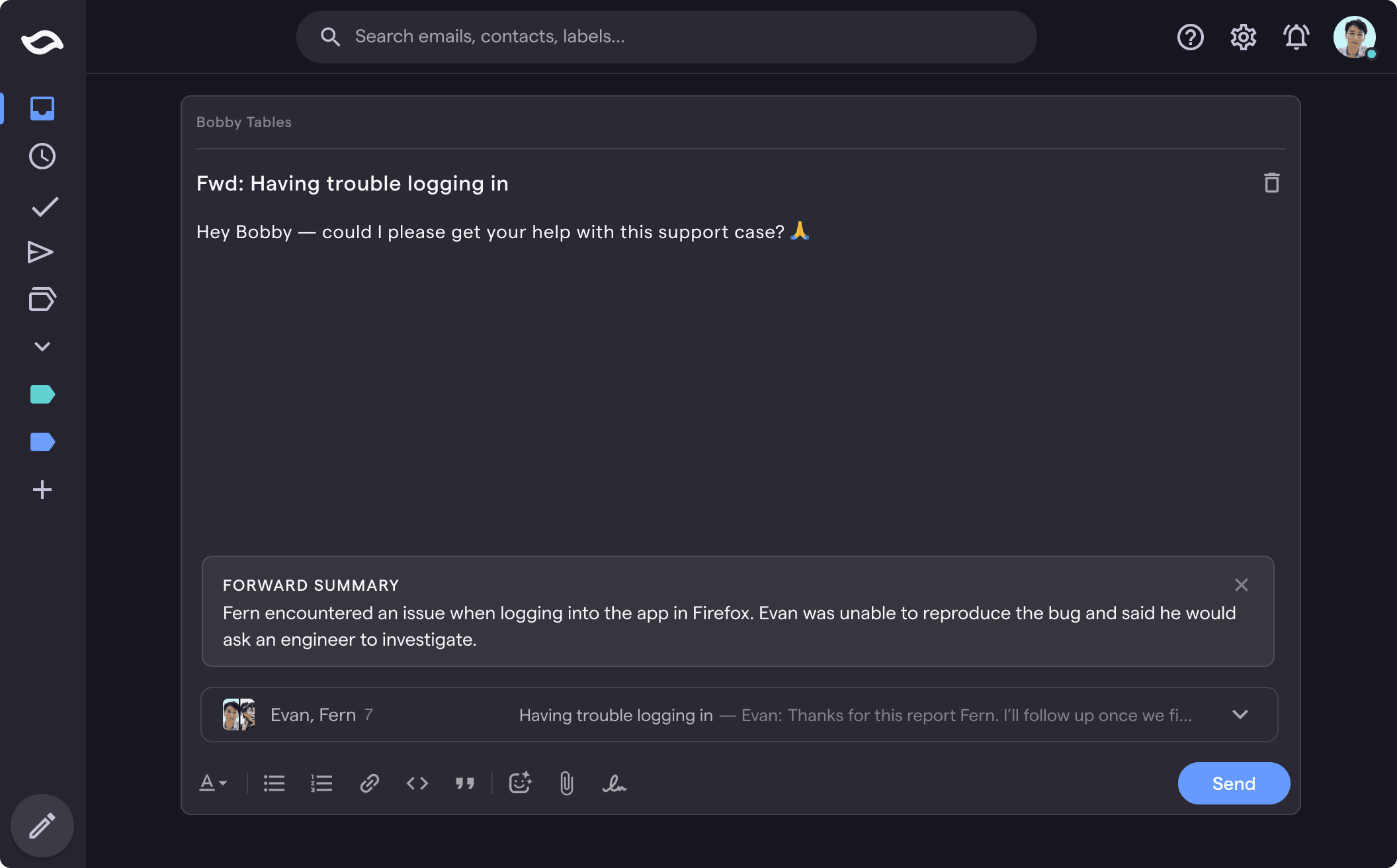 AI Email Summary tips penulisan email